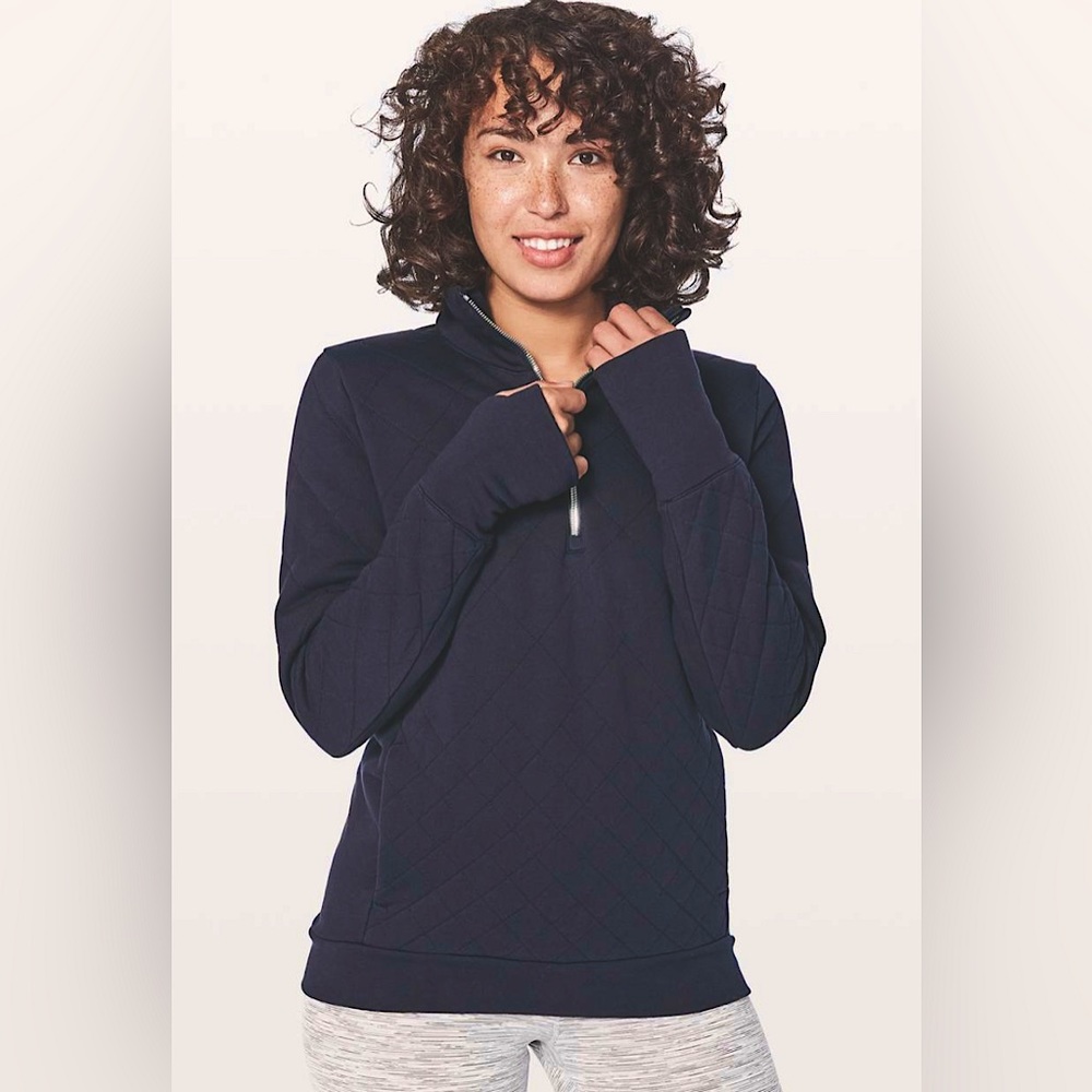 Lululemon Forever Warm Pullover Midnight Blue 2